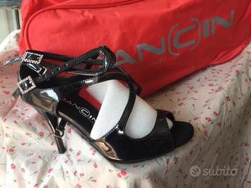 Scarpe da ballo dancing in vernice nera 36