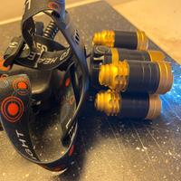 Lampada frontale a led diverse modalità