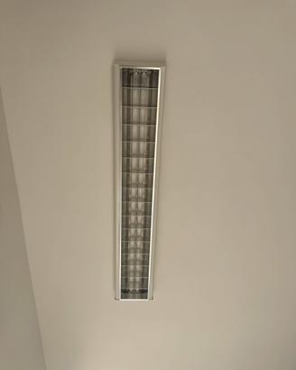 3 plafoniere da ufficio