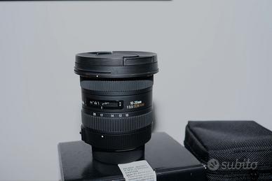 Ottica SIGMA per Nikon APS-C: - 10-20 mm.  f. 3,5