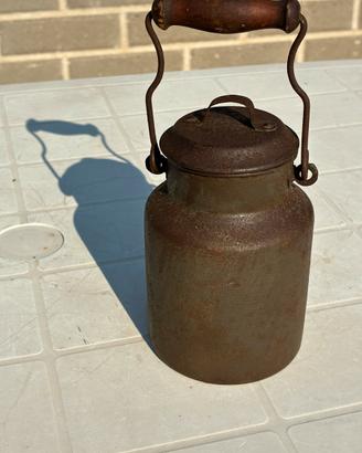 Bidone del latte antico primi 900 da collezione
