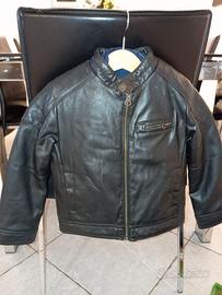 giacca finta pelle bimbo imbottita