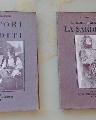 2 x LA SARDEGNA e PASTORI E BANDITI 1930 d'epoca