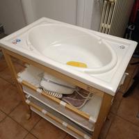 Fasciatoio per Bambini e Neonati + Vasca