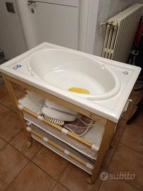 Fasciatoio per Bambini e Neonati + Vasca