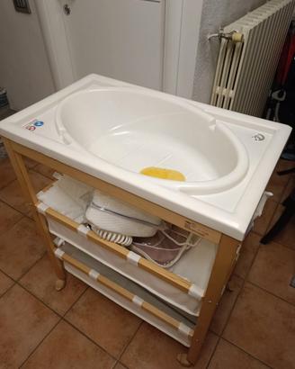 Fasciatoio per Bambini e Neonati + Vasca