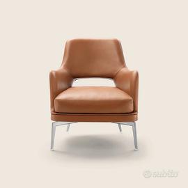 Poltrona Flexform Gatsby pelle design Citterio
