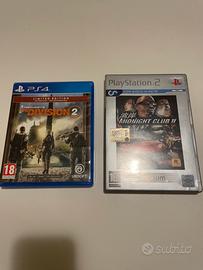 The division 2  Ps4 e Midnight club Ps2