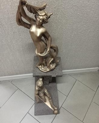 Trofeo di calcio marmo e ottone