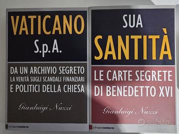 Vaticano spa Sua Santità Gianluigi Nuzzi 2 libri