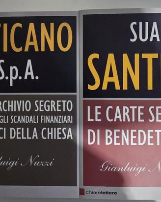 Vaticano spa Sua Santità Gianluigi Nuzzi 2 libri