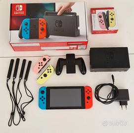 Nintendo Switch con Joycon aggiuntivi