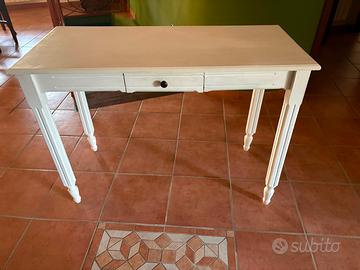 Scrivania shabby chic/consolle shabby chic