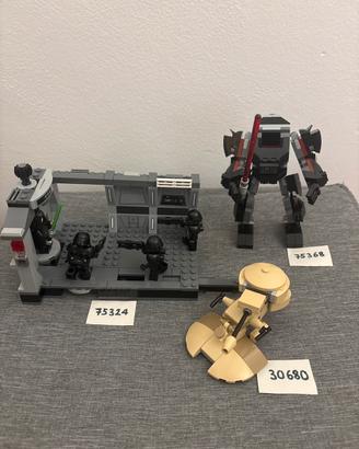 Lego Star Wars  75324,75368,30680 TRATTABILE