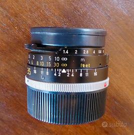 Obiettivo Leitz Summilux 35 mm f 1.4 con paraluce