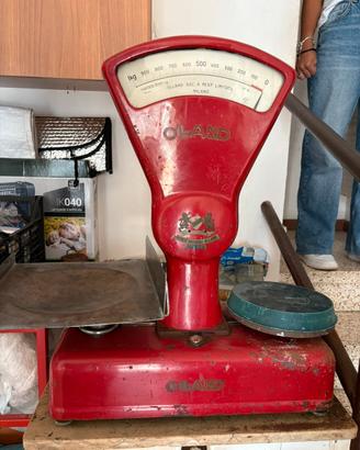 Antica bilancia Oland Milano portata 20 kg