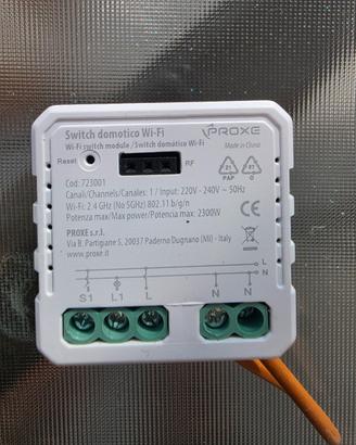 Modulo tapparelle WiFi da incasso E SWITCH DOM wif