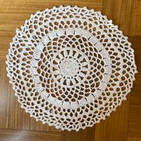 Centrino uncinetto vintage cotone made Italy