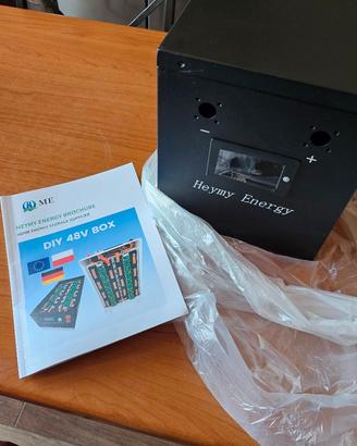 Box batteria lifepo4 litio 12-24v  con BMS