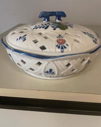 centrotavola in ceramica da Faenza
