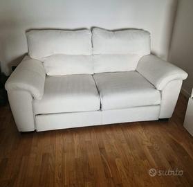 Divano letto Poltronesofà "Vallalta" bianco latte