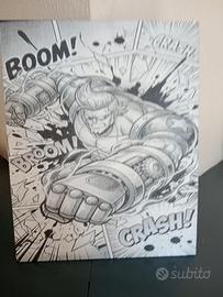 Quadretto inciso al laser – Franky (One Piece)
