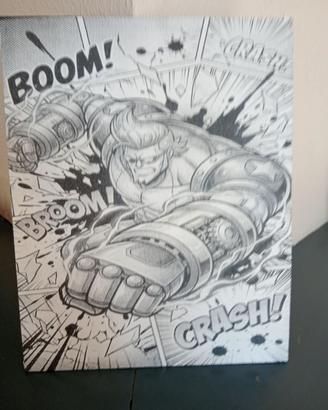 Quadretto inciso al laser – Franky (One Piece)