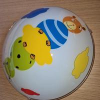plafoniera rana orso cameretta bambini
