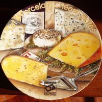 Servizio di piatti da formaggio in porcellana