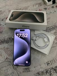 IPhone 15 Pro 256 GB — Titanio Naturale