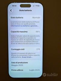 iPhone 16pro 128 pari al nuovo