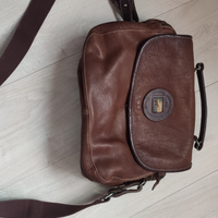 Borsa donna in pelle marrone