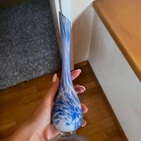 vaso in cristallo artistico colori freddi
