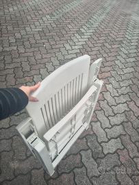 Sedia da esterno regolabile pieghevole COME NUOVA