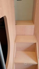 Cameretta con lettini a castello