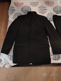 Abito completo nero uomo tg. 50