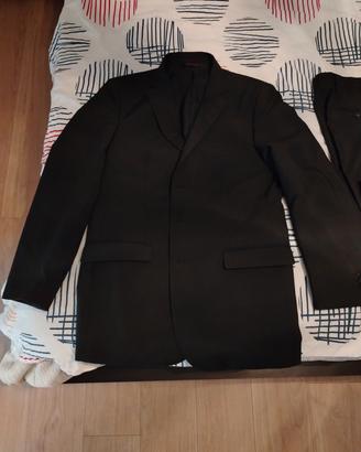 Abito completo nero uomo tg. 50