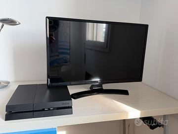 PS4-TV LG 32 pollici-2 pad- cuffie logitech