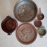 PENTOLE E PIATTI IN RAME