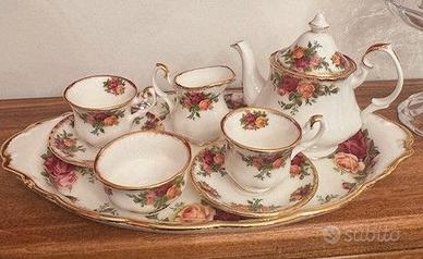 Servizio da the + vassoio miniatura Royal Albert