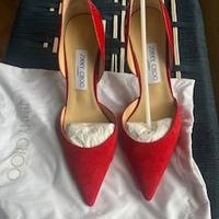 Decolleté rosso Jimmy Choo