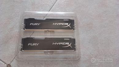 Ram 8Gb (2x4gb) 2666Mhz DDR4 HyperX Fury