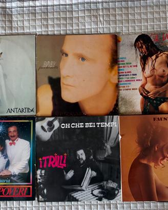 Raccolta 6 vinili italiani