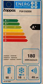 Frigorifero Zoppas PUA12420SK incasso/sottotavolo 