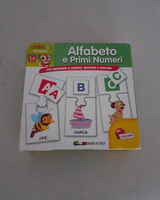 gioco alfabeto e primi numeri 