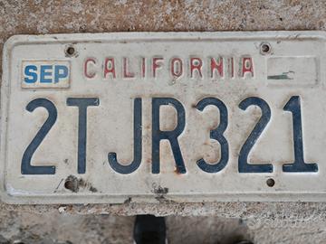 Targa storica della California 