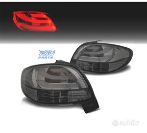 FANALI PEUGEOT 206 98-09 LIGHT BAR FONDO CROMATO A