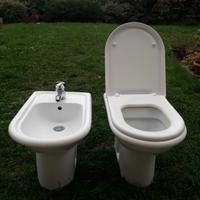 Coppia di sanitari Wc e Bidet Dolomite