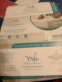 coprimaterasso matrimoniale con spugna 