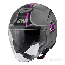 CASCO JET MOTO SCOOTER GIVI 12.5 DOPPIA VISIERA